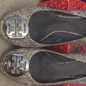 Tory Burch lizard flats